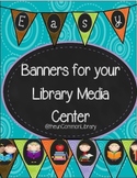 Banners for your Library Media Center - Swirl Pattern