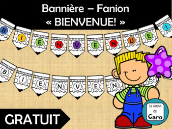 Preview of Bannière – Fanion « BIENVENUE! »