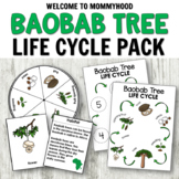 Baobab Life Cycle Activities for Africa theme Montessori A