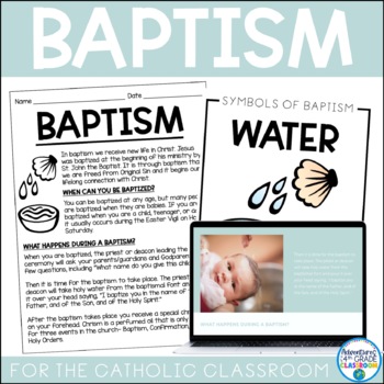Preview of Baptism | Catholic