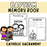 Baptism Memory Book | Catholic Sacrament | Baptism Project