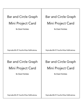 Preview of Bar & Circle Graph Mini Project: Survey, Graph, & Analyze Data