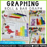 Bar Graph Activities & Worksheets | Roll & Graph Centers (