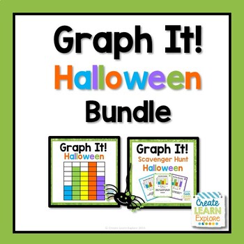 Preview of Bar Graph Halloween Bundle