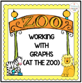 Bar Graph, Line Graph, Pie Chart Worksheets (Zoo Theme)