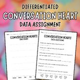 Bar Graph Practice with Conversation Hearts - Valentine's 