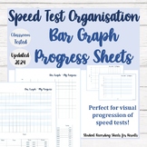 Speed Test Organisation: Bar Graph Progress Sheets FREE