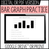 Bar Graph, Reading & Creating  - Distance Learning