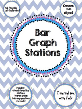 Preview of Bar Graph Stations! Fun and Interactive!