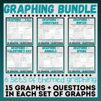 Preview of Bar Graph, Tally Chart, Line Plot Worksheets BUNDLE