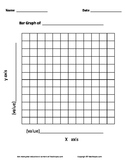 Bar Graph Template 12 by 12 for upper grades.  Graphing activity.