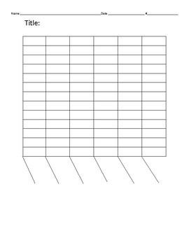 blank bar graph paper for kids