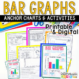 Bar Graph Worksheets and Anchor Charts Digital & Printable Math Activities