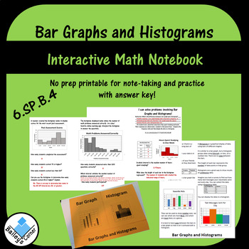 Preview of Bar Graph and Histogram Foldable