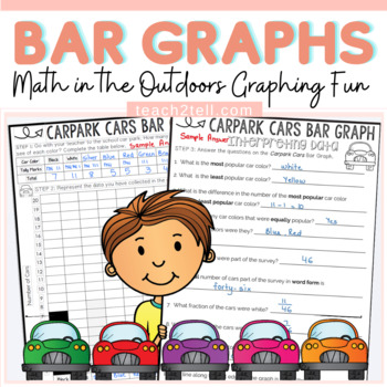 Preview of Bar Graphs Worksheets Collecting and Interpreting Data and Graphing Activity