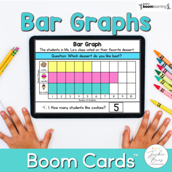 Preview of Bar Graphs Boom Cards™