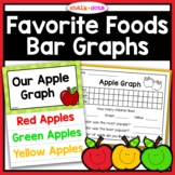 Bar Graphs | Graphing Favorite Foods | Monthly Math Activity