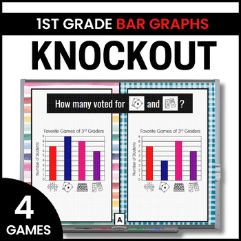 Preview of Bar Graphs - Interpreting Data and Graphs - Math Games - Knockout