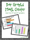 Bar Graphs Math Center (3rd-4th)