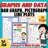 Bar Graphs, Pictographs, Line Plots, Tally Graph- Interpreting & Make Graphs