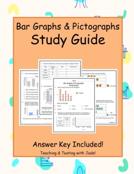 Preview of Bar Graphs & Pictographs Study Guide