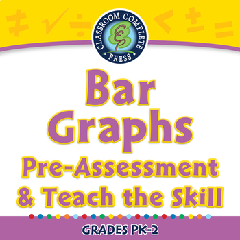 Preview of Data Analysis & Probability: Bar Graphs - Pre-Assess/Teach - NOTEBOOK Gr. PK-2