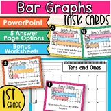 Bar Graphs Task Cards for First Grade | Graphing Activities