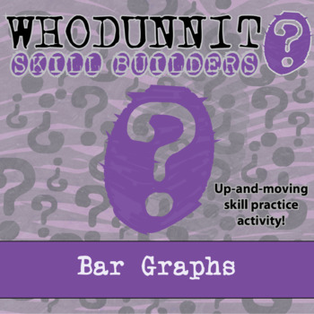 Preview of Bar Graphs Whodunnit Activity - Printable & Digital Game Options