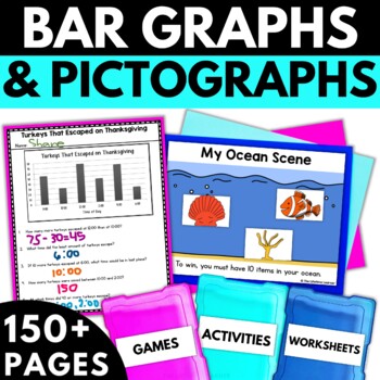Preview of Bar Graphs and Pictographs | Graphing 3rd Grade | 3.MD.3