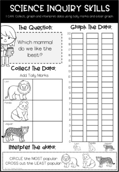 Bar Graphs and Pictographs / Australian Curriculum Science Inquiry Skills