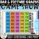 Bar Graphs and Picture Graphs Game Show for 3rd Grade Math