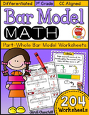 Bar Model Worksheets-Differentiated