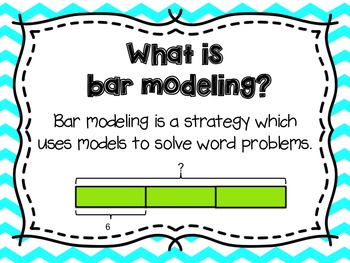 Bar Modeling Posters by Two Nuts Teachin' from the Same Tree | TpT