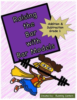 Preview of Bar Models: Word Problem Packet for 1st Grade Addition & Subtraction Centers