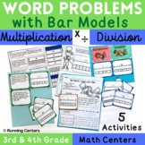 Word Problems - Bar Models Multiplication & Division 3rd 4