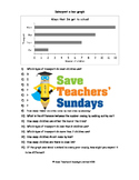 Bar Graph (and line graph) Worksheets (4 levels of difficulty)