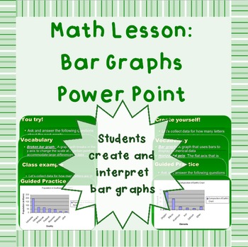 Preview of Bar graphs - Power Point presentation