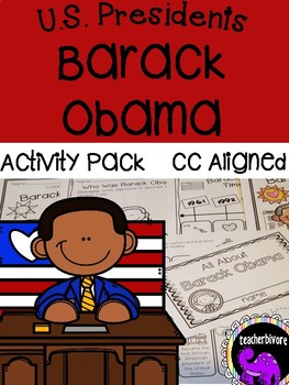 Preview of Barack Obama Activity Pack {K-2}