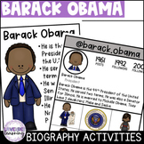 Barack Obama Biography Activities for Kindergarten, 1st Gr