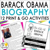 Barack Obama Biography Reading Passages Activities Black H