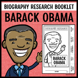 Barack Obama Biography Research Booklet