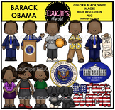Barack Obama Clip Art Set {Educlips Clipart}