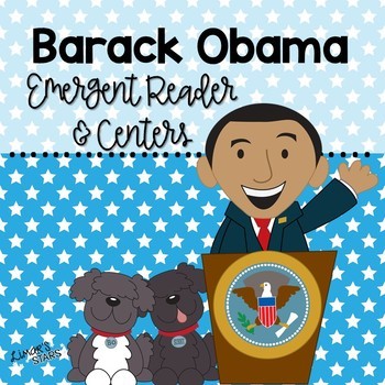 Preview of Barack Obama Emergent Reader {BLACK HISTORY MONTH}