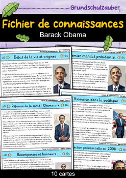 Preview of Barack Obama - Fichier de connaissances - Personnages célèbres (français)