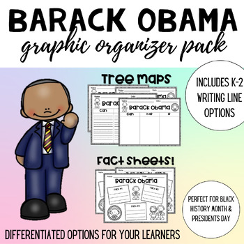 Preview of Barack Obama Graphic Organizer Pack!