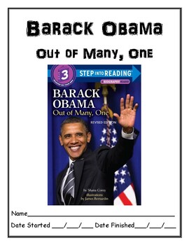 Preview of Barack Obama; Out of Many, One independent reading packet