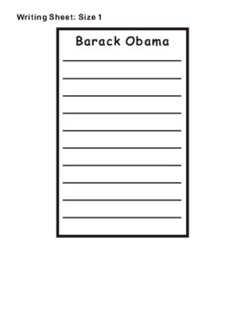 barack obama writing paper