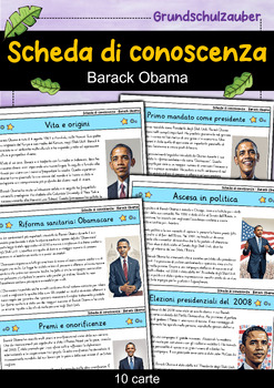 Preview of Barack Obama - Scheda di conoscenza - Personaggi famosi (Italiano)