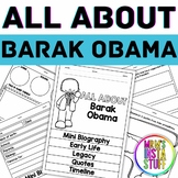 Barak Obama Flipbook Research Biography Unit President's Day