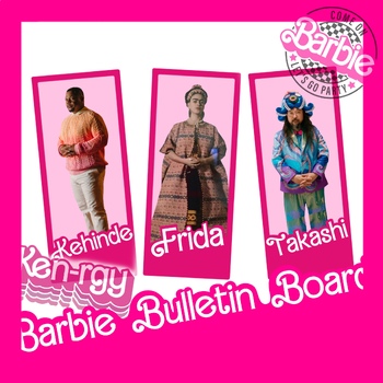 Preview of Barbie Artist Bulletin Board